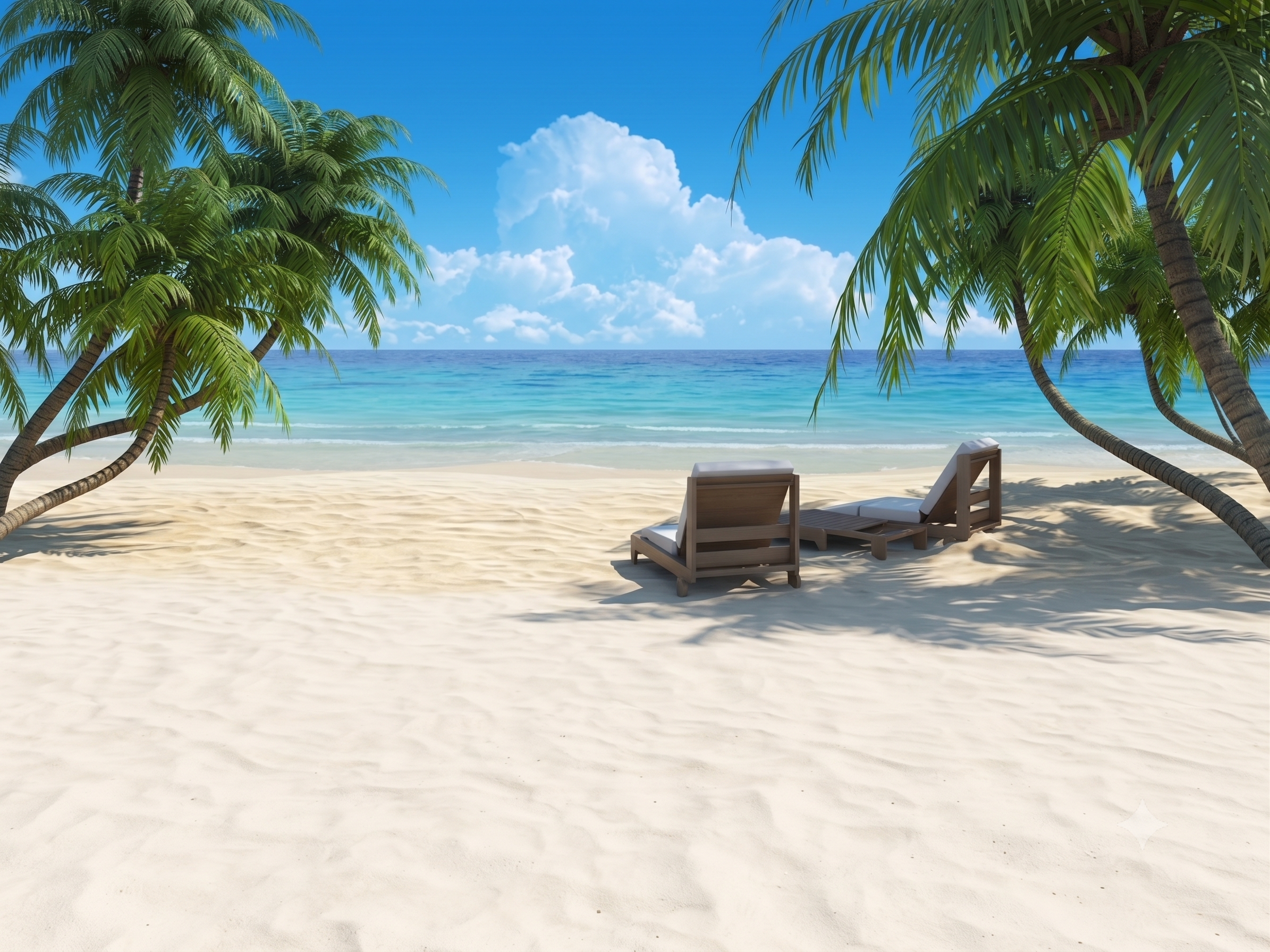 Kerala beach loungers